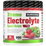 Survival Xtreme Electrolyte Sport Drink - 300 g, jahoda-kiwi