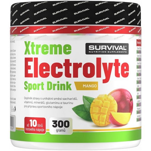 Survival Xtreme Electrolyte Sport Drink - 300 g, mango