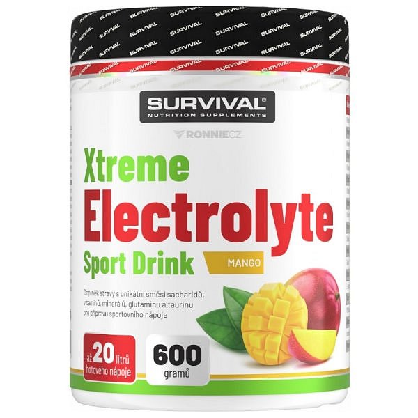 Survival Xtreme Electrolyte Sport Drink - 600 g, mango