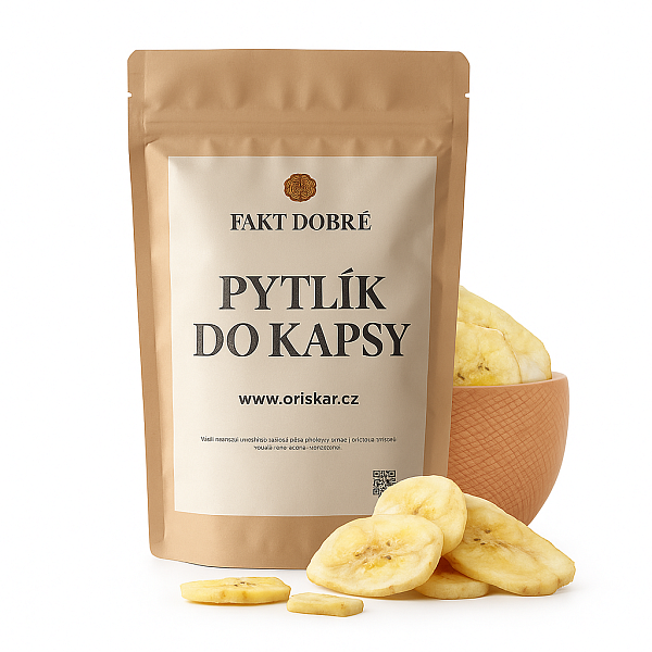 FAKT DOBRÉ Lyofilizované banánové plátky 20 g